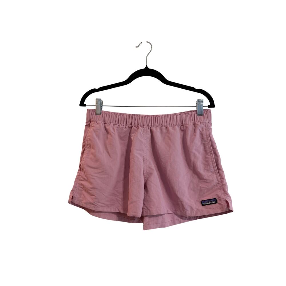 Patagonia Women’s Barely Baggies Shorts Sz M PinkLilac 2.5” Hiking Granola GREAT